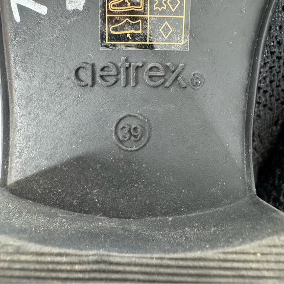 Aetrex Hayben Black Knit Oxford Shoe Size 39 - Picture 7 of 7